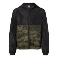Picture of Independent Trading Co. Youth Lightweight Windbreaker Full-Zip Jacket