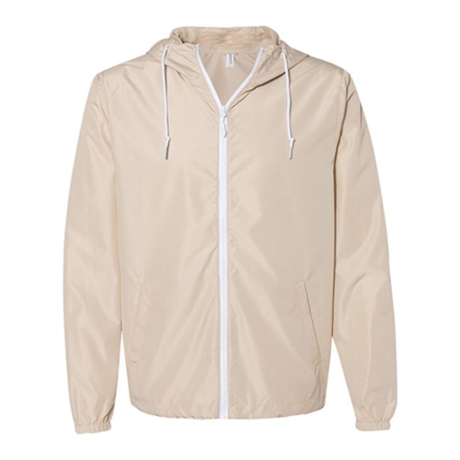 Picture of Independent Trading Co. Men's Lightweight Windbreaker Full-Zip Jacket