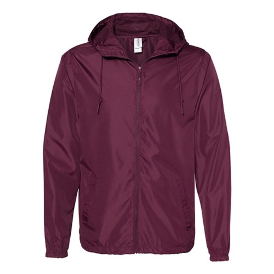 Picture of Independent Trading Co. Men's Lightweight Windbreaker Full-Zip Jacket