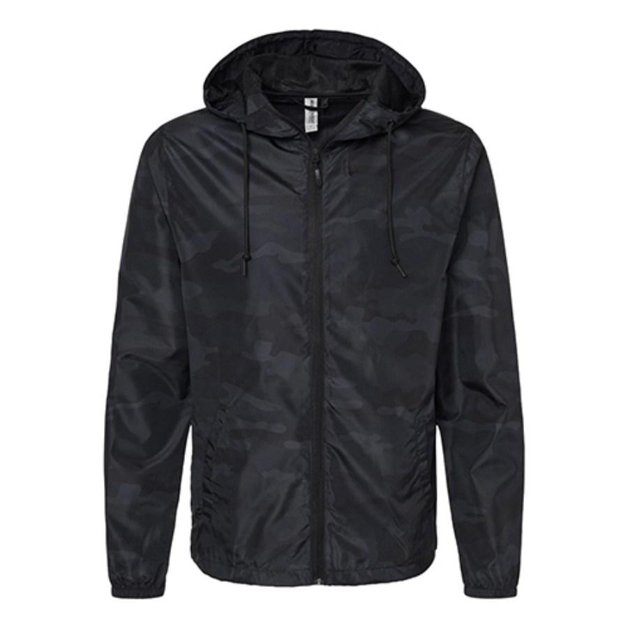 Picture of Independent Trading Co. Men's Lightweight Windbreaker Full-Zip Jacket