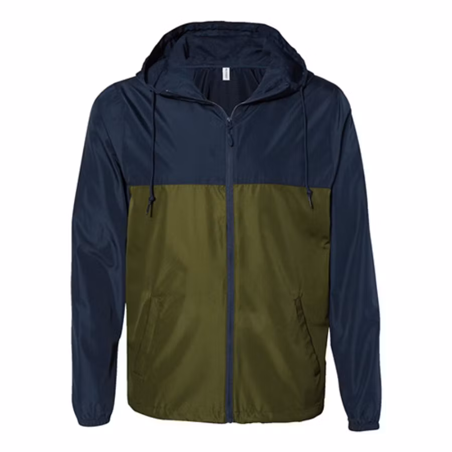 Picture of Independent Trading Co. Men's Lightweight Windbreaker Full-Zip Jacket