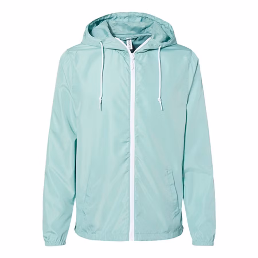 Picture of Independent Trading Co. Men's Lightweight Windbreaker Full-Zip Jacket