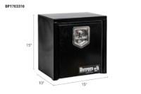 Picture of Buyers Black Steel Compact Single T-Handle Latch Underbody Toolbox