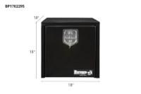 Picture of Buyers Black Steel Compact Single T-Handle Latch Underbody Toolbox