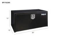 Picture of Buyers Black Steel Compact Single T-Handle Latch Underbody Toolbox