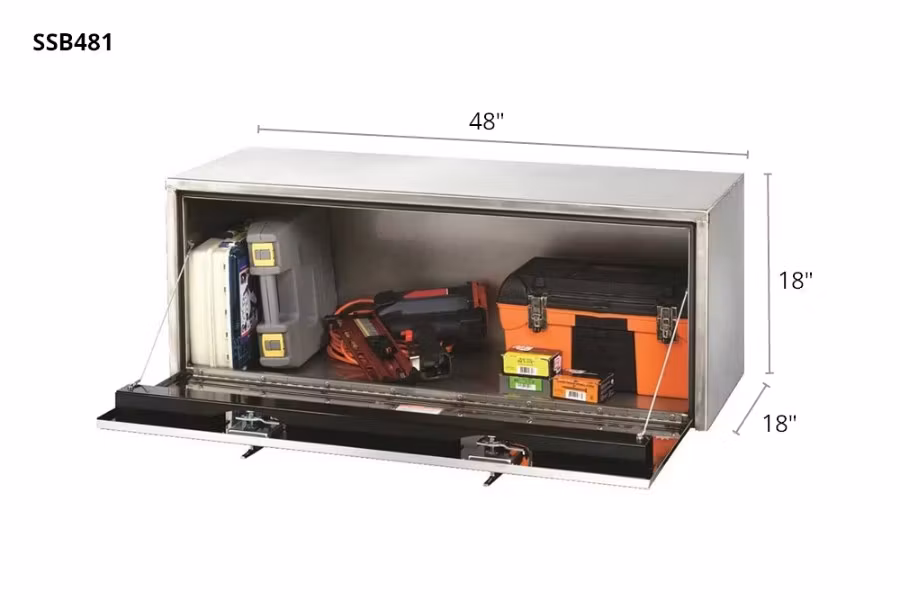 Picture of Buyers Polished Stainless Steel Underbody Toolbox