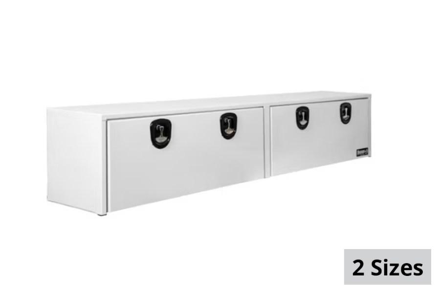 Picture of Buyers Dual Latch Gloss White Smooth Aluminum Topsider Truck Toolbox
