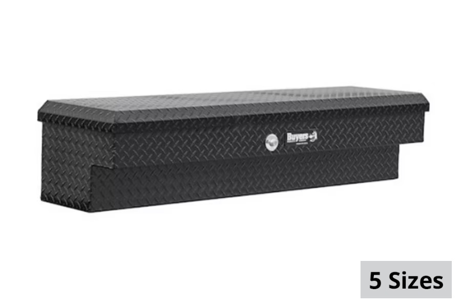 Picture of Buyers Gloss Black Diamond Tread Alum Lo-Sider Truck Box