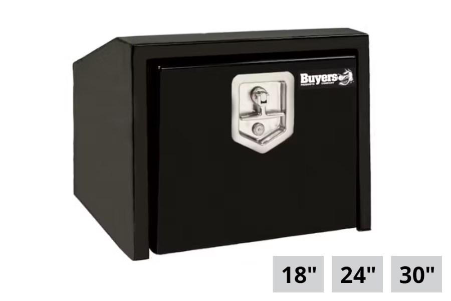 Picture of Buyers Black Underbody Toolbox with Slanted Back