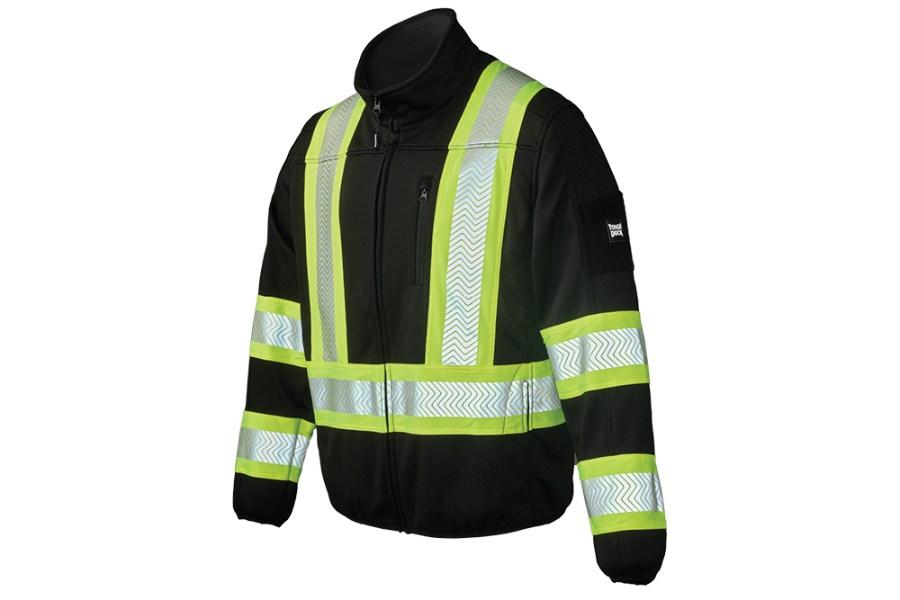 Picture of Tough Duck Quilt-Lined Hooded Safety Jac-Shirt