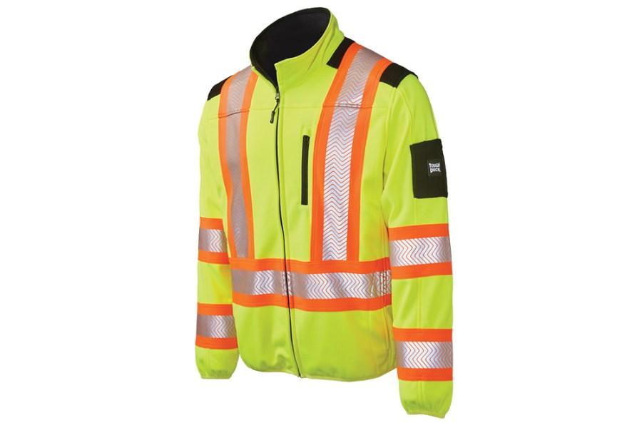 Picture of Tough Duck Quilt-Lined Hooded Safety Jac-Shirt