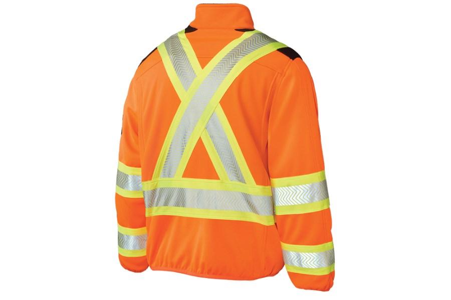 Picture of Tough Duck Quilt-Lined Hooded Safety Jac-Shirt