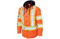 Picture of Tough Duck Quilt-Lined Hooded Safety Jac-Shirt