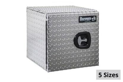 Picture of Buyers Single Barn Door Diamond Tread Aluminum Underbody Truck Box
