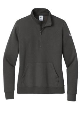 Picture of Nike Women's Club Fleece Sleeve Swoosh 1/2-Zip