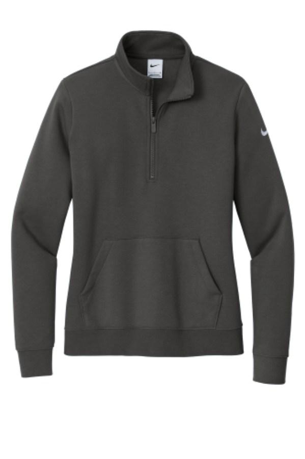 Picture of Nike Women's Club Fleece Sleeve Swoosh 1/2-Zip