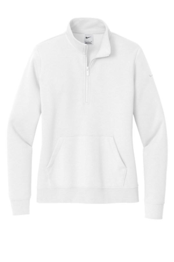Picture of Nike Women's Club Fleece Sleeve Swoosh 1/2-Zip