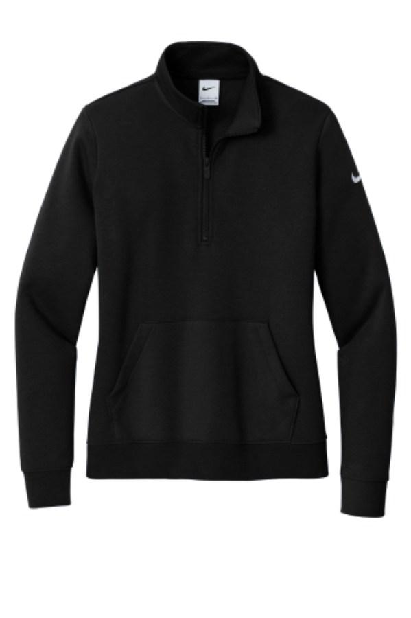 Picture of Nike Women's Club Fleece Sleeve Swoosh 1/2-Zip