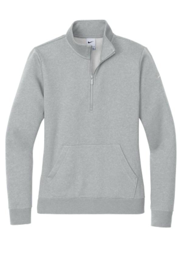Picture of Nike Women's Club Fleece Sleeve Swoosh 1/2-Zip