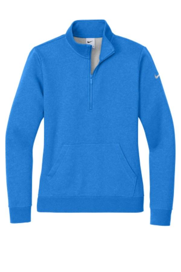 Picture of Nike Women's Club Fleece Sleeve Swoosh 1/2-Zip