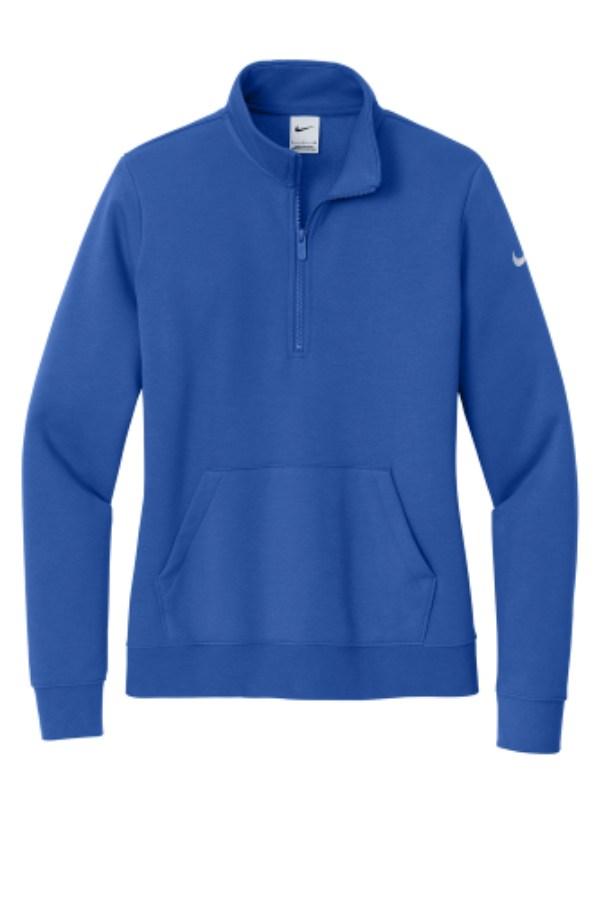 Picture of Nike Women's Club Fleece Sleeve Swoosh 1/2-Zip