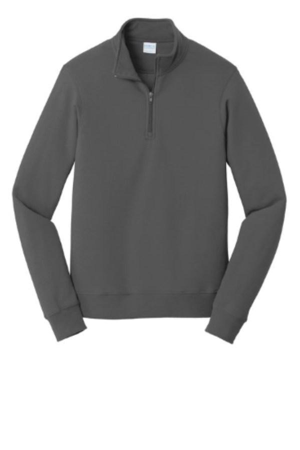 Picture of Port & Co Fan Favorite Fleece 1/4-Zip Pullover Sweatshirt