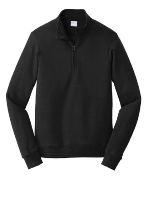 Picture of Port & Co Fan Favorite Fleece 1/4-Zip Pullover Sweatshirt