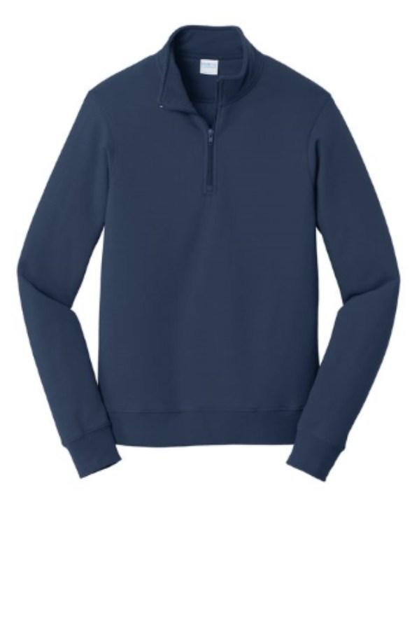 Picture of Port & Co Fan Favorite Fleece 1/4-Zip Pullover Sweatshirt