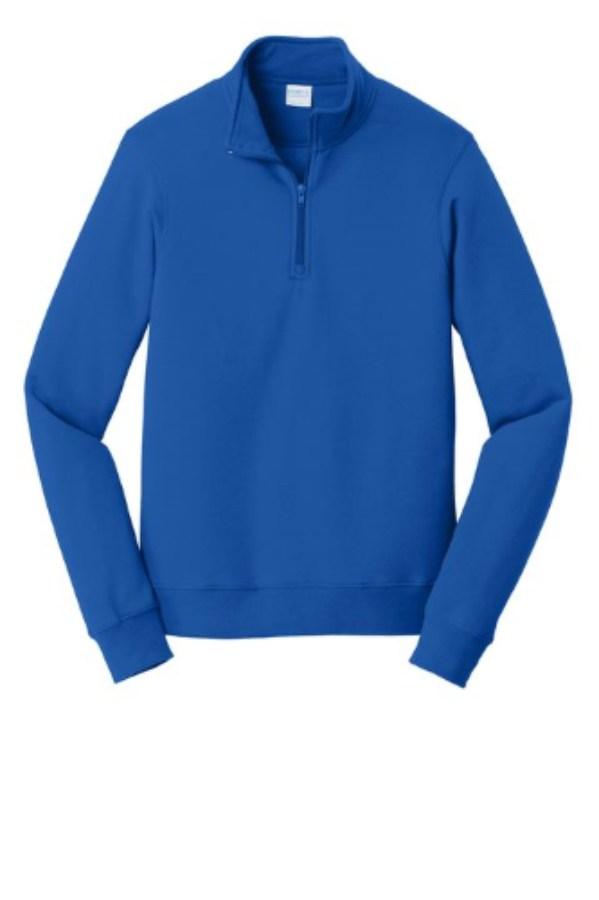 Picture of Port & Co Fan Favorite Fleece 1/4-Zip Pullover Sweatshirt