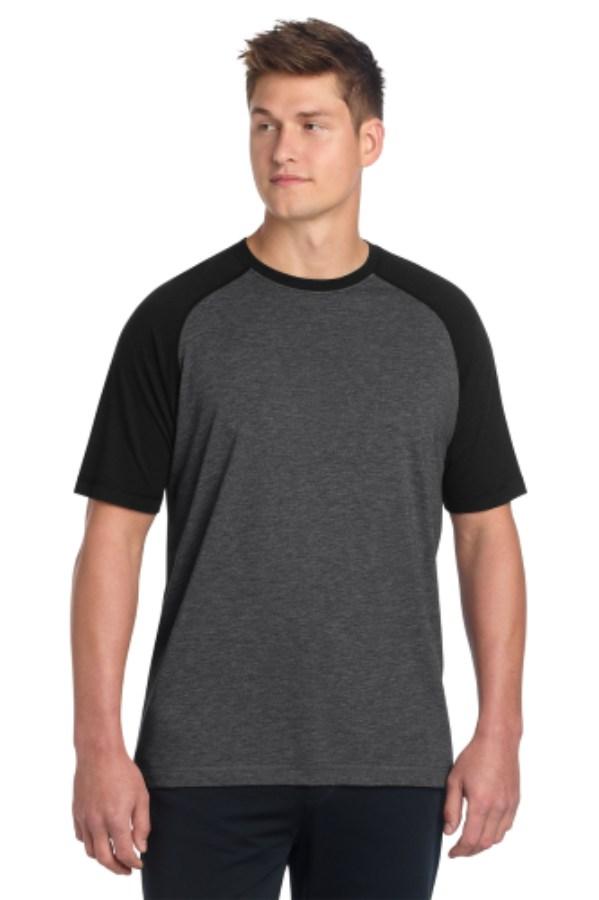 Picture of Sport-Tek PosiCharge Tri-Blend Wicking Raglan Tee