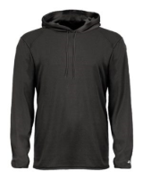 Badger Unisex B-Core Hooded Long Sleeve T-Shirt