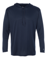 Picture of Badger Unisex B-Core Hooded Long Sleeve T-Shirt