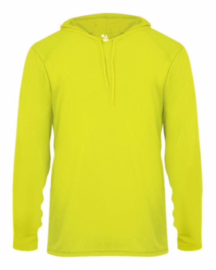 Picture of Badger Unisex B-Core Hooded Long Sleeve T-Shirt