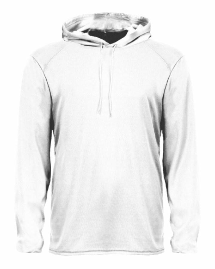 Picture of Badger Unisex B-Core Hooded Long Sleeve T-Shirt