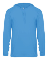 Picture of Badger Unisex B-Core Hooded Long Sleeve T-Shirt