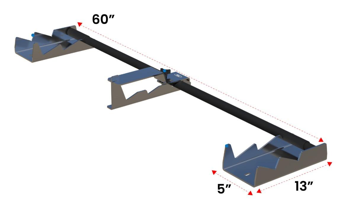 In The Ditch Low Profile Axle Mount | Zip's