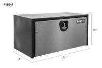 Picture of Buyers Black Powder Coat Finish w/Polished Stainless Steel Door and Single Compression
Latch