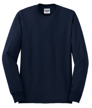 Picture of Jerzees Dri-Power 50/50 Cotton/Poly Long Sleeve T-Shirt