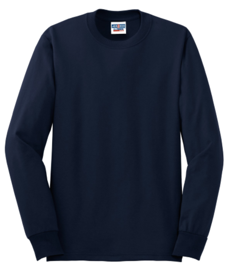 Picture of Jerzees Dri-Power 50/50 Cotton/Poly Long Sleeve T-Shirt