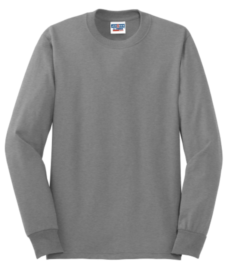 Picture of Jerzees Dri-Power 50/50 Cotton/Poly Long Sleeve T-Shirt