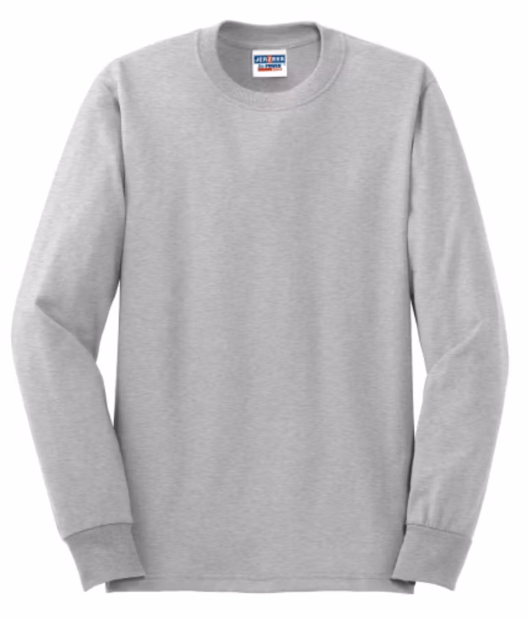 Picture of Jerzees Dri-Power 50/50 Cotton/Poly Long Sleeve T-Shirt