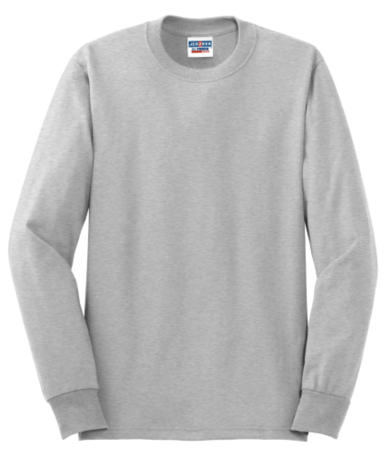 Picture of Jerzees Dri-Power 50/50 Cotton/Poly Long Sleeve T-Shirt