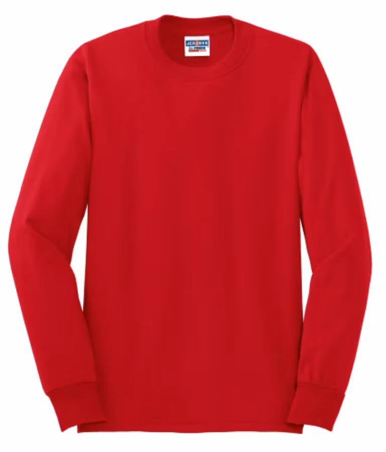Picture of Jerzees Dri-Power 50/50 Cotton/Poly Long Sleeve T-Shirt