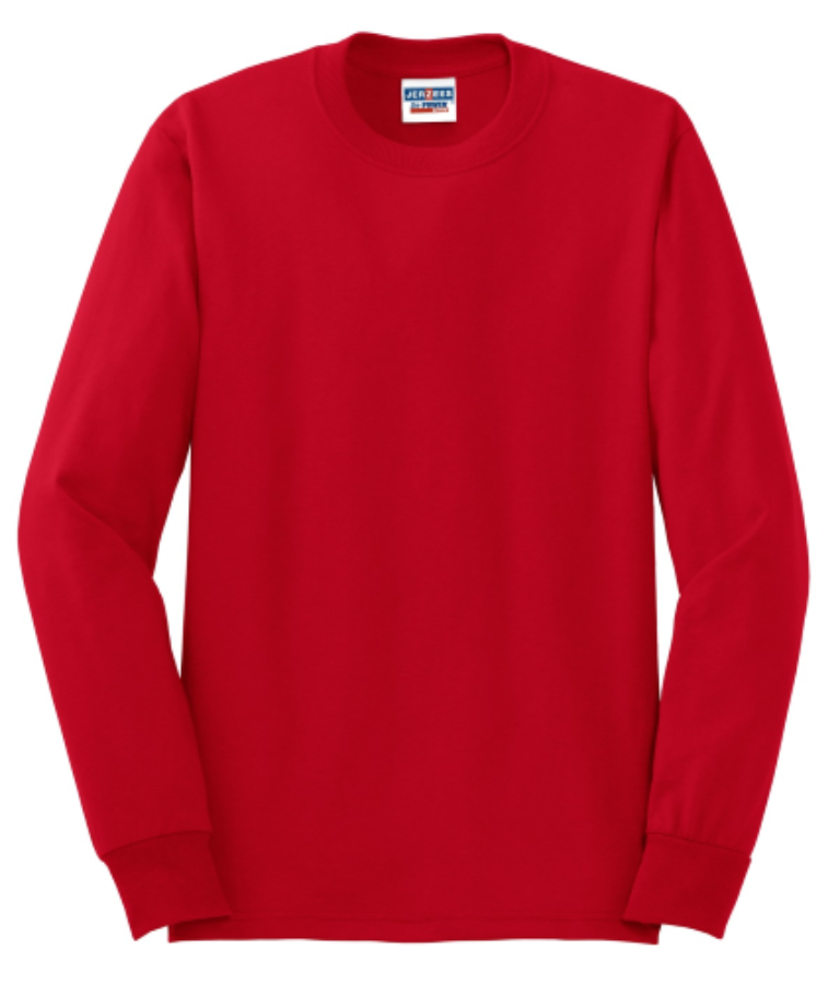 Picture of Jerzees Dri-Power 50/50 Cotton/Poly Long Sleeve T-Shirt