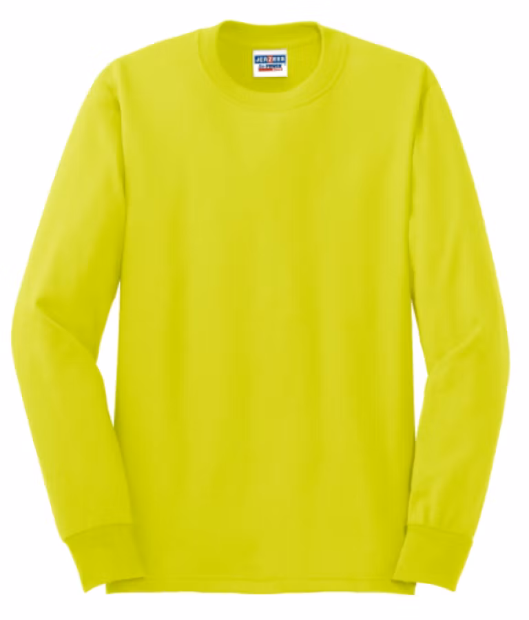 Picture of Jerzees Dri-Power 50/50 Cotton/Poly Long Sleeve T-Shirt