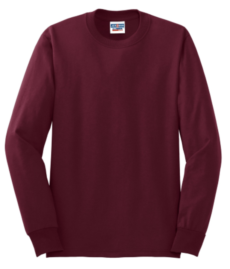 Picture of Jerzees Dri-Power 50/50 Cotton/Poly Long Sleeve T-Shirt