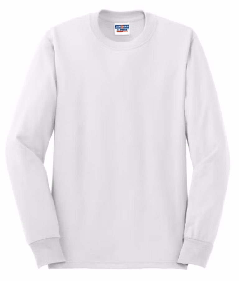Picture of Jerzees Dri-Power 50/50 Cotton/Poly Long Sleeve T-Shirt