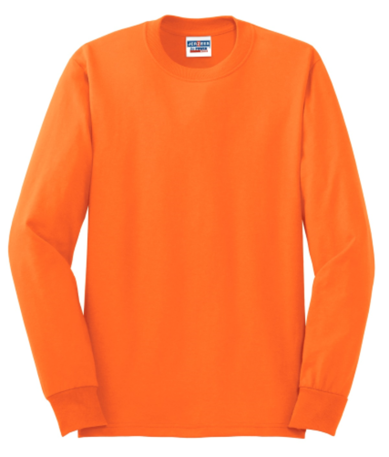 Picture of Jerzees Dri-Power 50/50 Cotton/Poly Long Sleeve T-Shirt