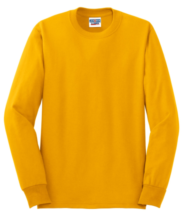 Picture of Jerzees Dri-Power 50/50 Cotton/Poly Long Sleeve T-Shirt