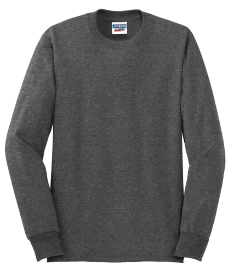 Picture of Jerzees Dri-Power 50/50 Cotton/Poly Long Sleeve T-Shirt